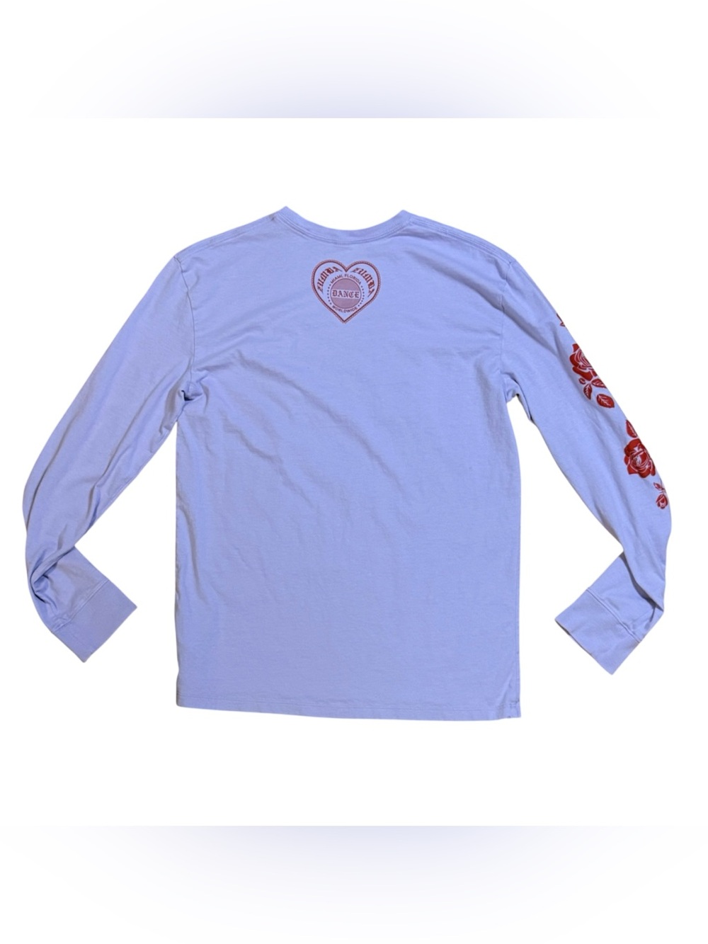 Zumba Fitness Purple Long Sleeve Tee Red 'Zumba Love' Graphic and Cut Tank XS - Picture 4 of 11